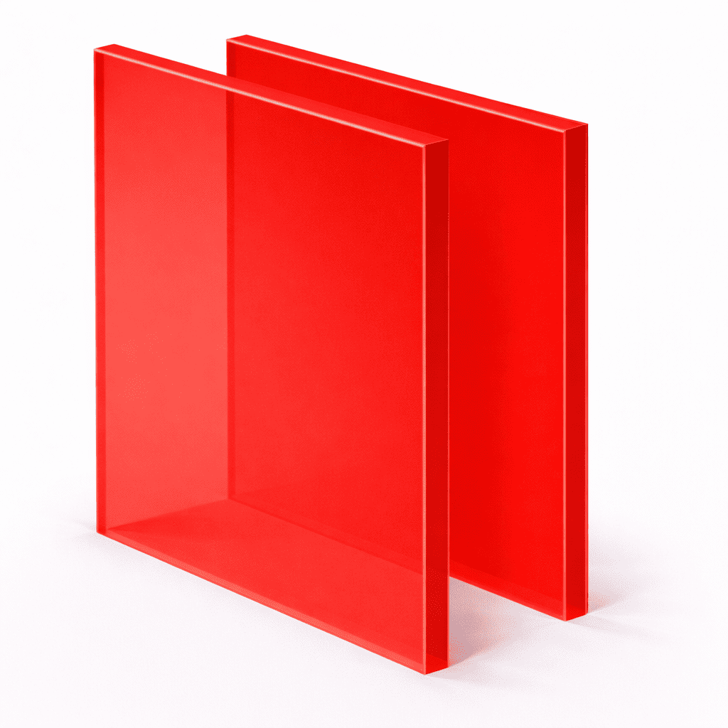 Acrylglas Mars Red
