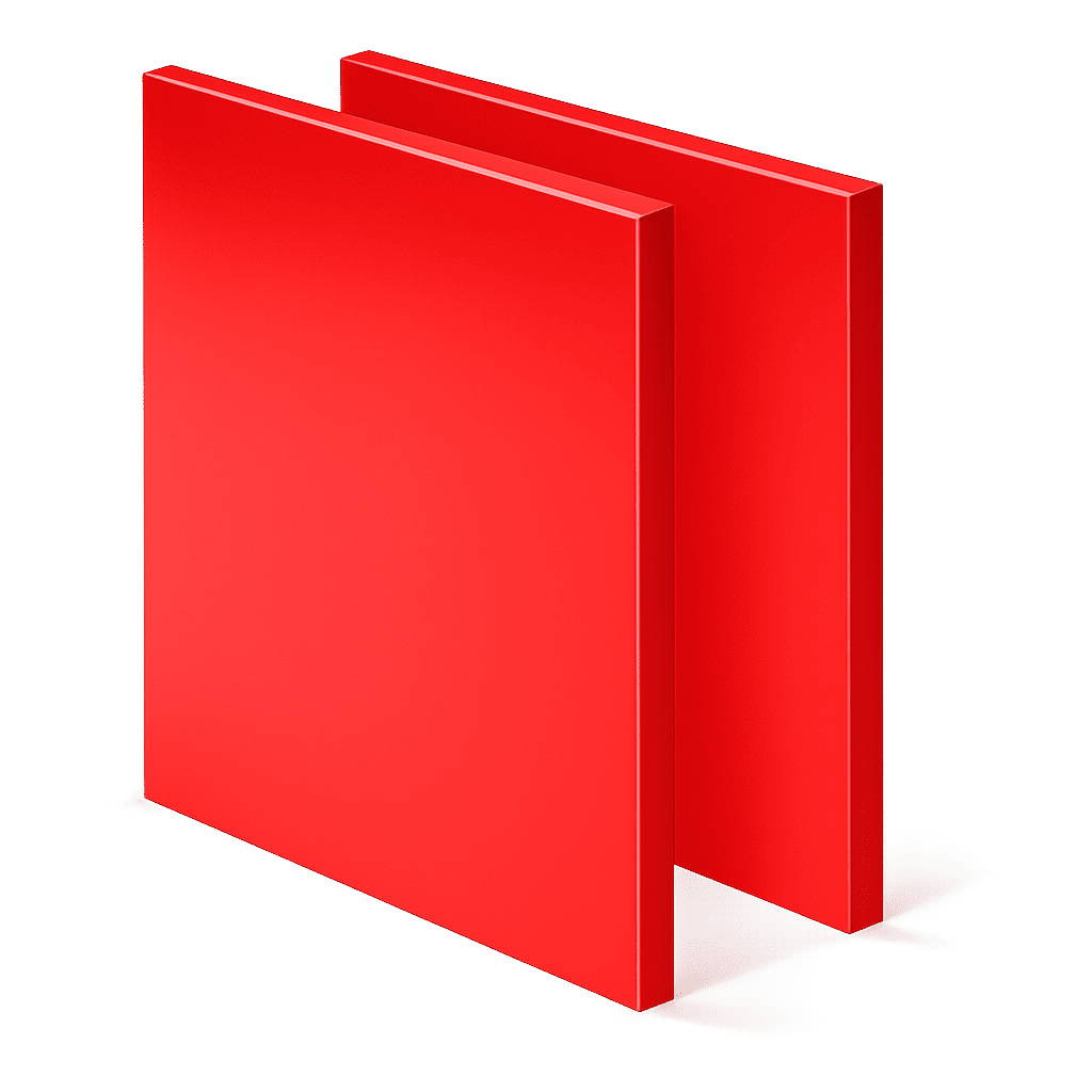 Acrylglas Rot 433