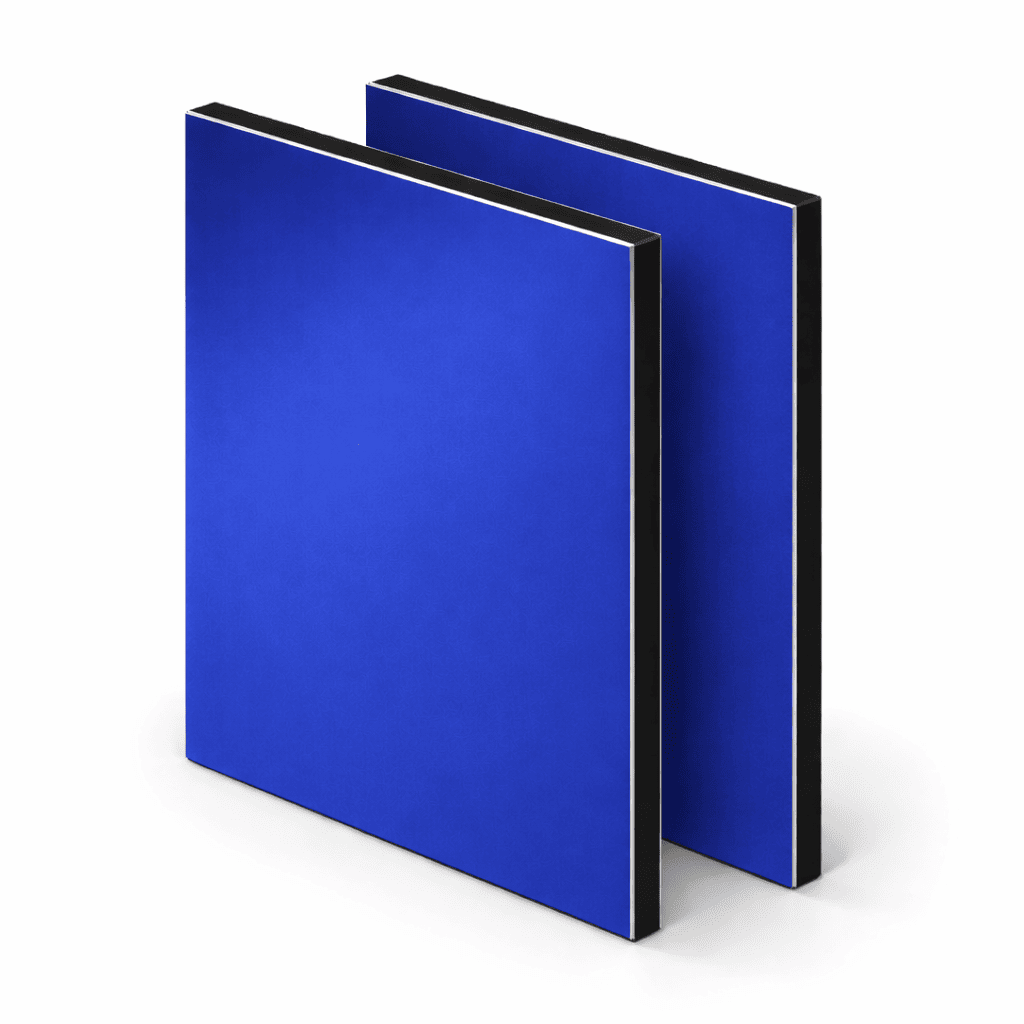 Aluverbund Ultramarinblau